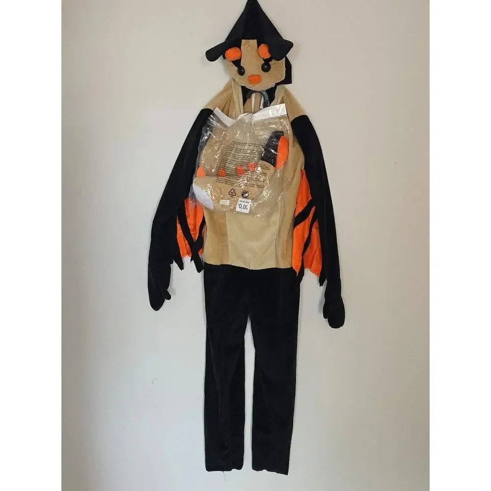 Adopt‎ Me Bat Dragon Kids Hooded Jumpsuit Halloween Costume 6/6X Small New